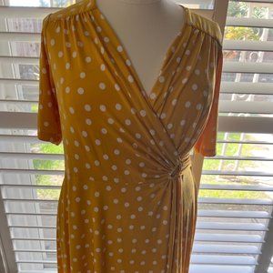 Polka Dot Yellow Summer dress Sz 18/20